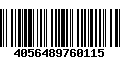 Código de Barras 4056489760115