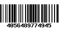 Código de Barras 4056489774945