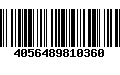 Código de Barras 4056489810360