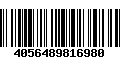 Código de Barras 4056489816980