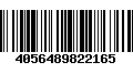 Código de Barras 4056489822165