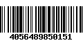 Código de Barras 4056489850151