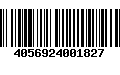 Código de Barras 4056924001827