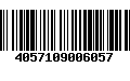 Código de Barras 4057109006057