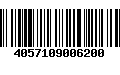 Código de Barras 4057109006200