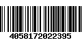 Código de Barras 4058172022395