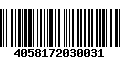 Código de Barras 4058172030031