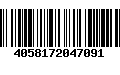 Código de Barras 4058172047091