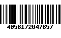 Código de Barras 4058172047657