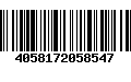 Código de Barras 4058172058547