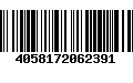 Código de Barras 4058172062391