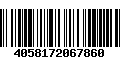 Código de Barras 4058172067860