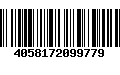 Código de Barras 4058172099779