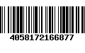 Código de Barras 4058172166877