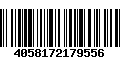 Código de Barras 4058172179556