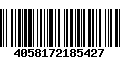 Código de Barras 4058172185427