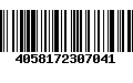 Código de Barras 4058172307041