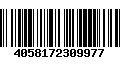 Código de Barras 4058172309977