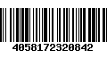 Código de Barras 4058172320842