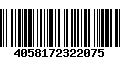 Código de Barras 4058172322075