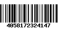 Código de Barras 4058172324147