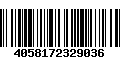 Código de Barras 4058172329036