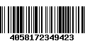 Código de Barras 4058172349423