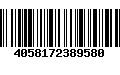 Código de Barras 4058172389580