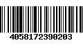 Código de Barras 4058172390203