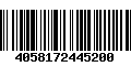 Código de Barras 4058172445200