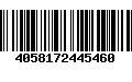 Código de Barras 4058172445460