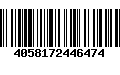 Código de Barras 4058172446474