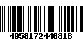 Código de Barras 4058172446818