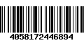 Código de Barras 4058172446894