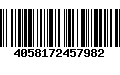 Código de Barras 4058172457982