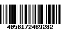 Código de Barras 4058172469282