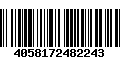 Código de Barras 4058172482243