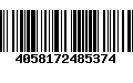 Código de Barras 4058172485374