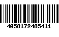 Código de Barras 4058172485411