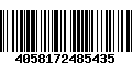 Código de Barras 4058172485435