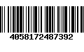 Código de Barras 4058172487392