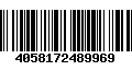 Código de Barras 4058172489969