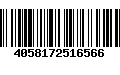 Código de Barras 4058172516566