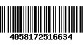 Código de Barras 4058172516634