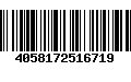 Código de Barras 4058172516719