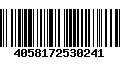 Código de Barras 4058172530241