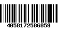 Código de Barras 4058172586859