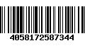 Código de Barras 4058172587344