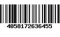 Código de Barras 4058172636455