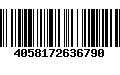 Código de Barras 4058172636790